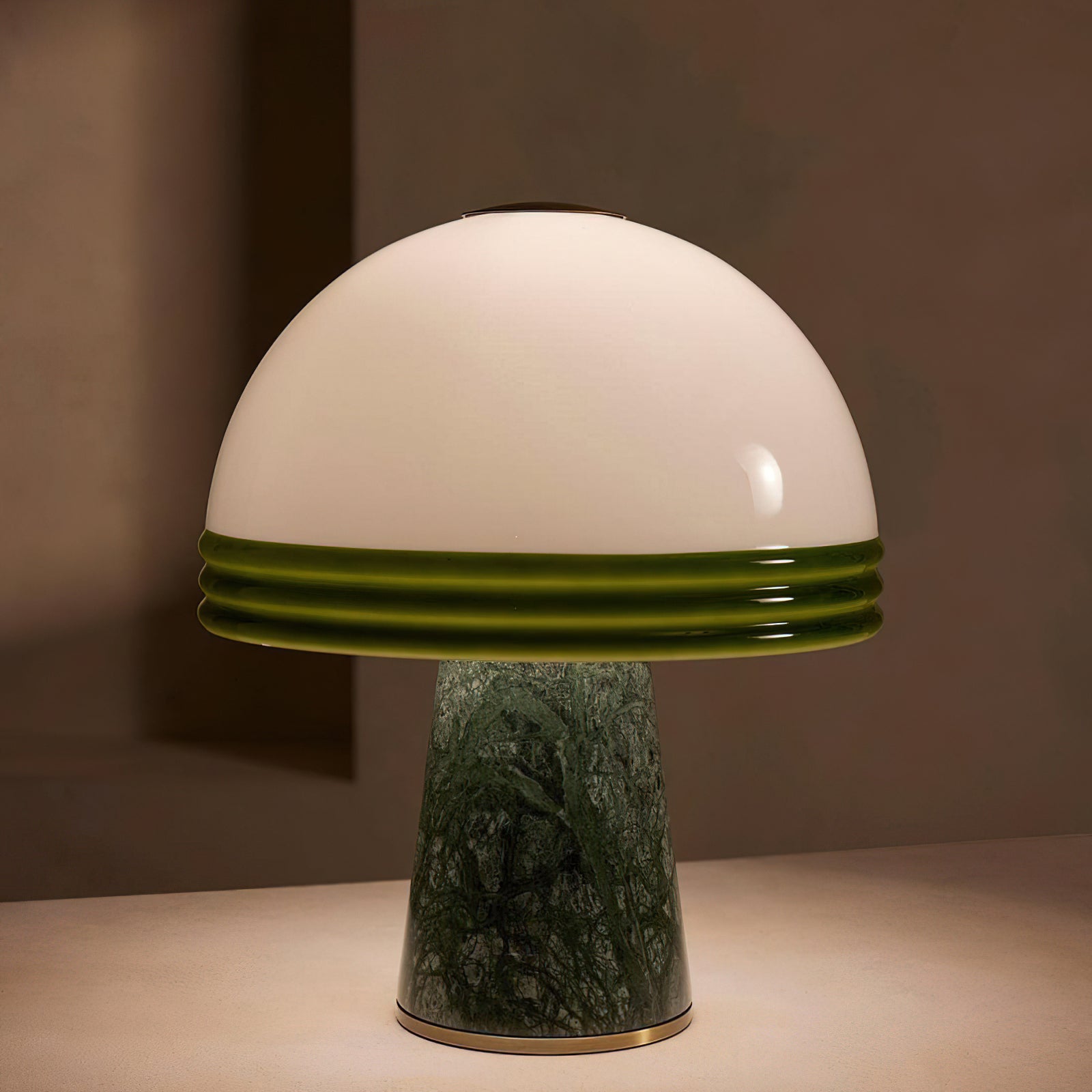 Elegant Cassie Marble Table Lamp - Modern Home & Office Decor Lighting for Bedroom, Living Room, Study Desk