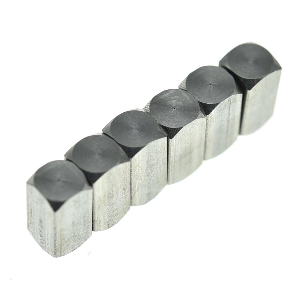 KAISH Set of 6 Stainless Steel Tremolo Bridge String Lock Insert Blocks for Floyd Rose Guitar Bridges - Perfect for Guitar Maintenance & Hardware Upgrades