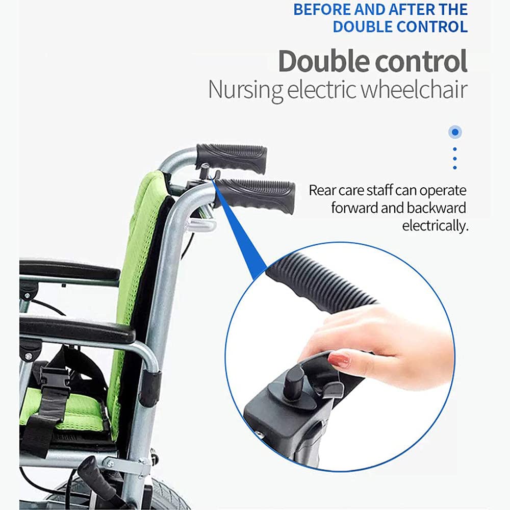 Lightweight Electric Wheelchair with Fast-Fold Design - 17.7