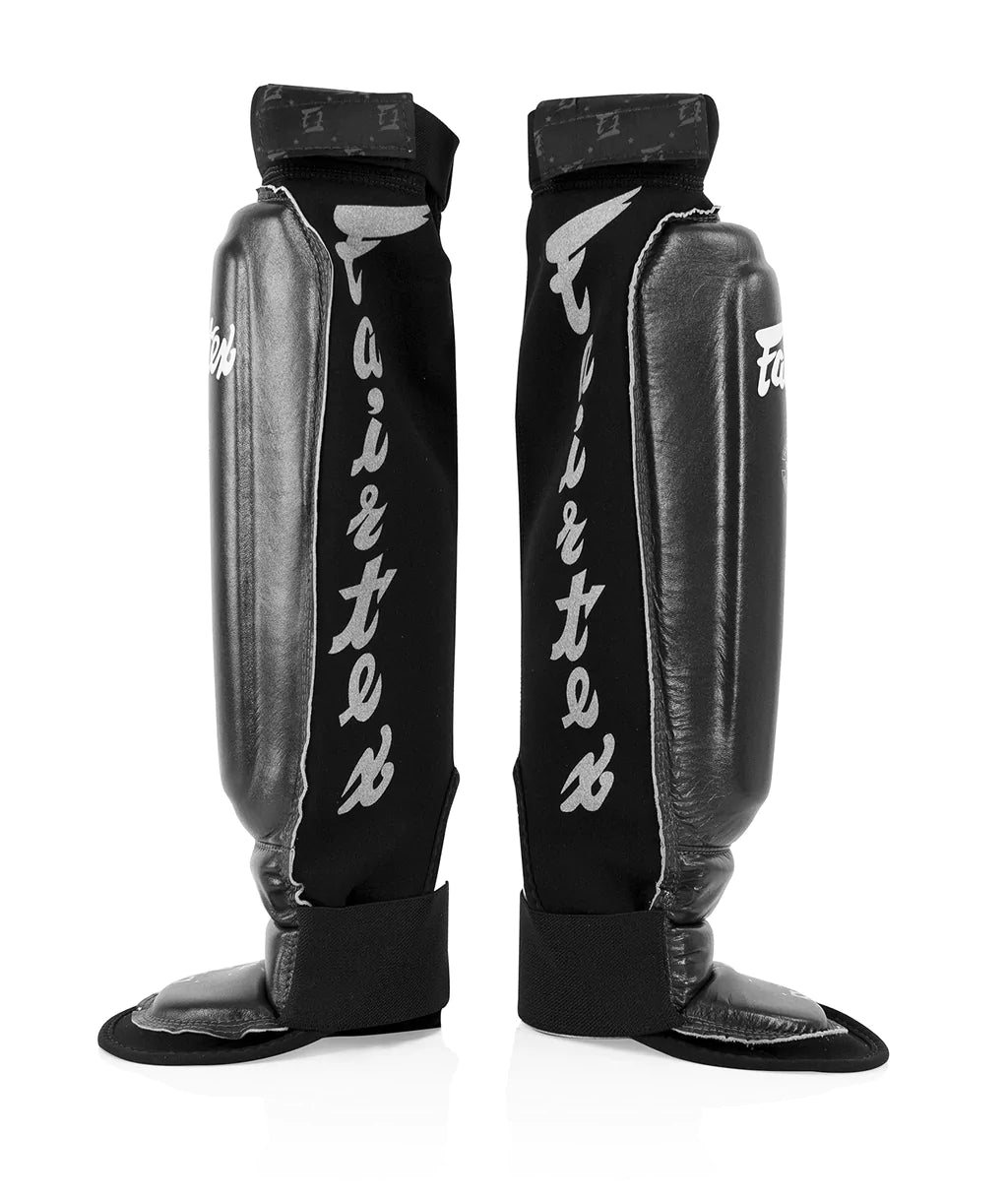 Fairtex SP6 Neoprene Muay Thai Shin Guards - Premium Kickboxing & MMA Protective Gear for Training & Competition - Ideal for Martial Arts, Fitness & Combat Sports