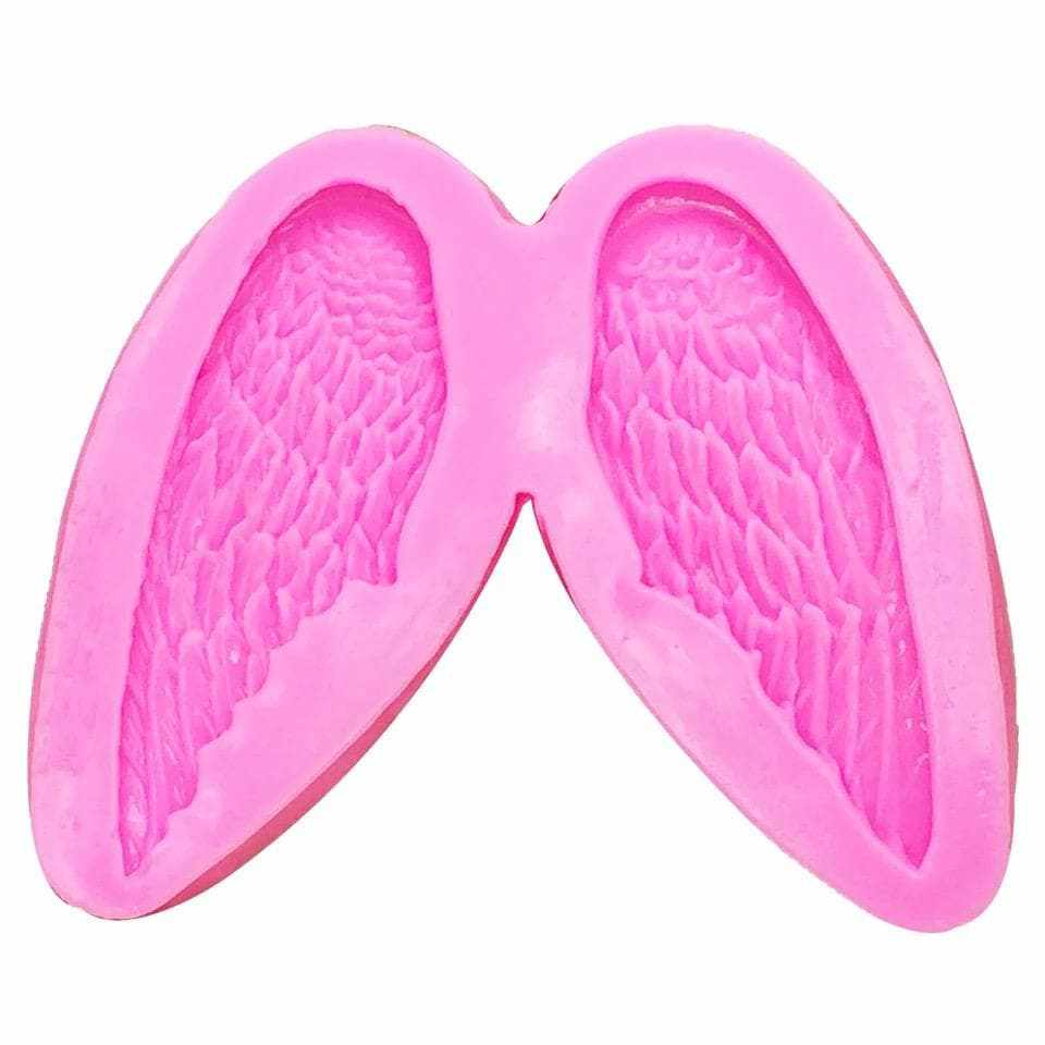 Angel Wings Silicone Mold for Baking - 2.5 Inch Small Cake Decorating Tools | Bakell® | Perfect for Cupcakes, Cookies, Chocolate & Fondant Crafts