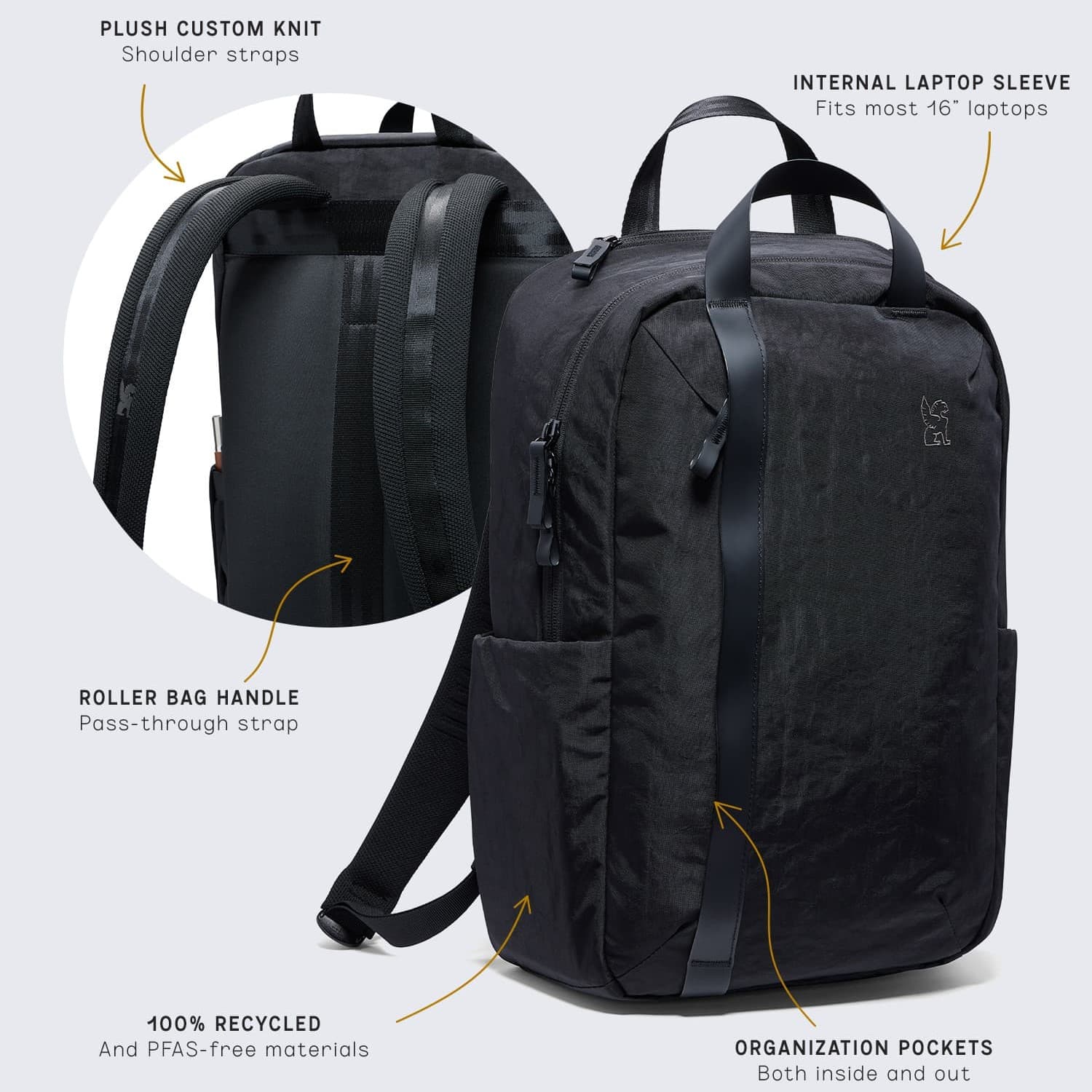 Highline 20L Waterproof Hiking Backpack - Lightweight Travel Daypack for Men & Women - Perfect for Outdoor Adventures, Commuting & Daily Use