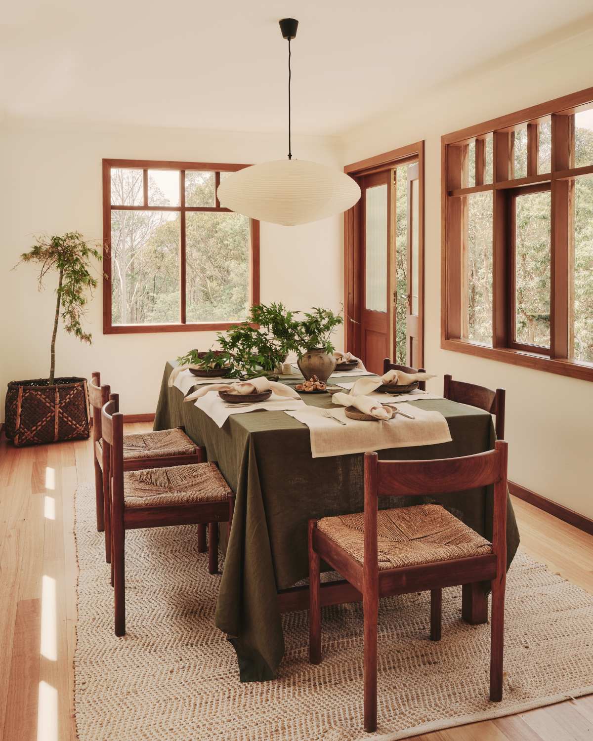 Olive & Oatmeal Table Bundle Set - Natural Wood Dining Table with Matching Chairs for Kitchen, Dining Room, or Breakfast Nook - Perfect for Family Gatherings & Entertaining Guests