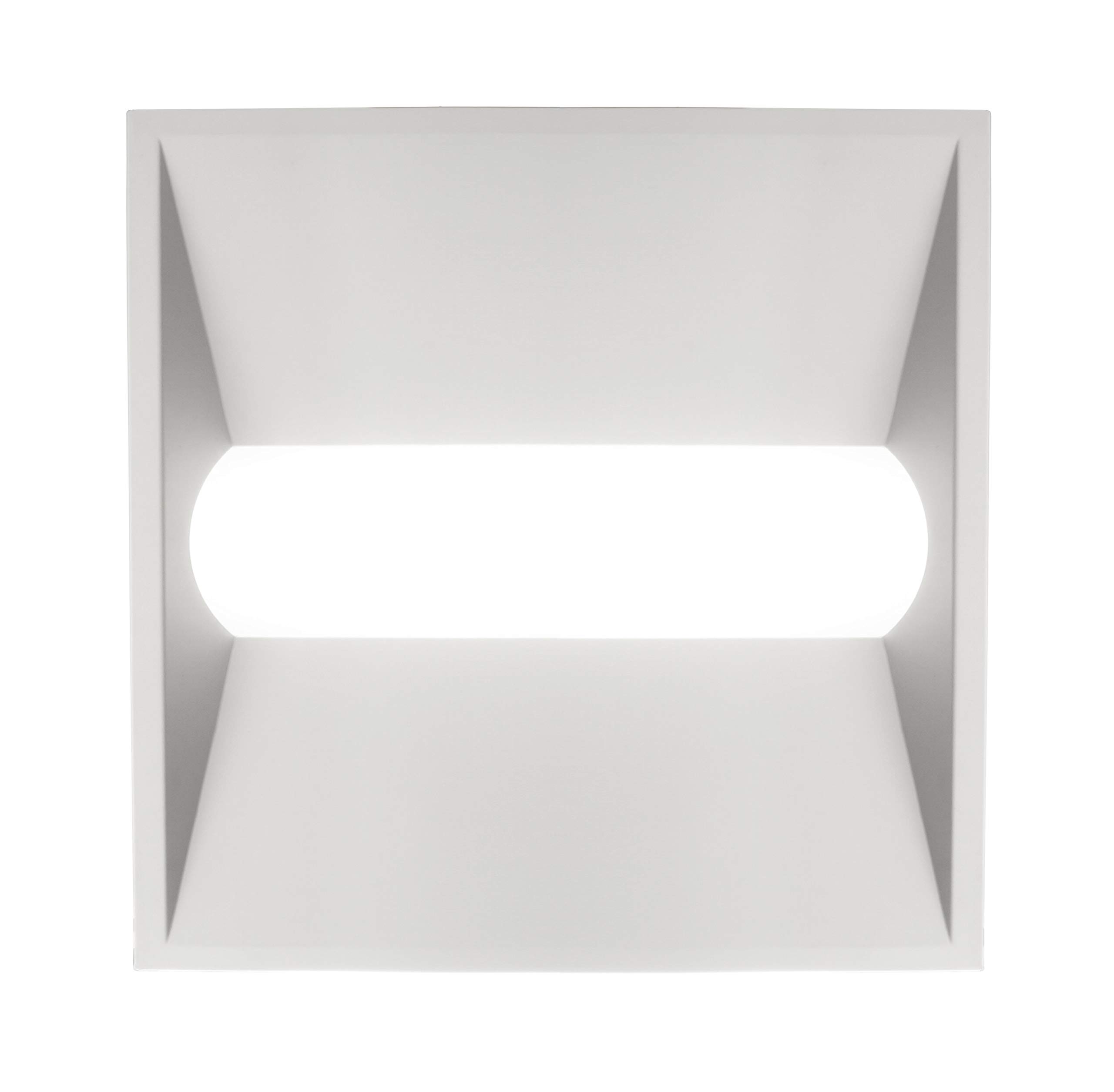 NICOR Lighting 2x2 Ft LED Retrofit Ceiling Troffer Kit with Precision Engineered Diffuser (T3R-22-S-MV-40) - Energy Efficient Office Lighting Solution for Commercial Spaces & Drop Ceilings