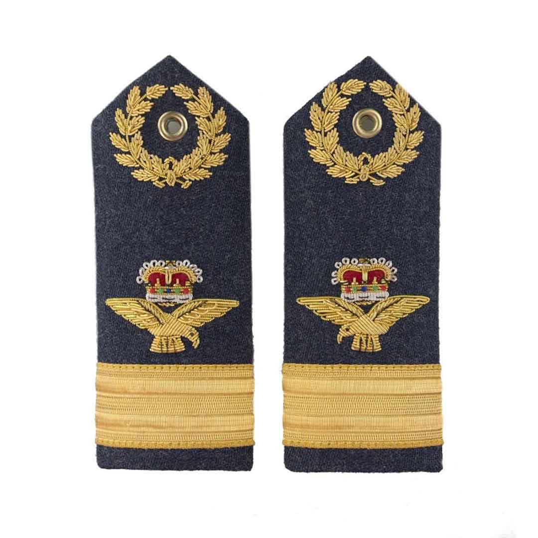 Air Marshall Shoulder Board Epaulette - Royal Air Force Regiment Badge | Official RAF Uniform Accessory for Military Ceremonies & Dress Uniforms