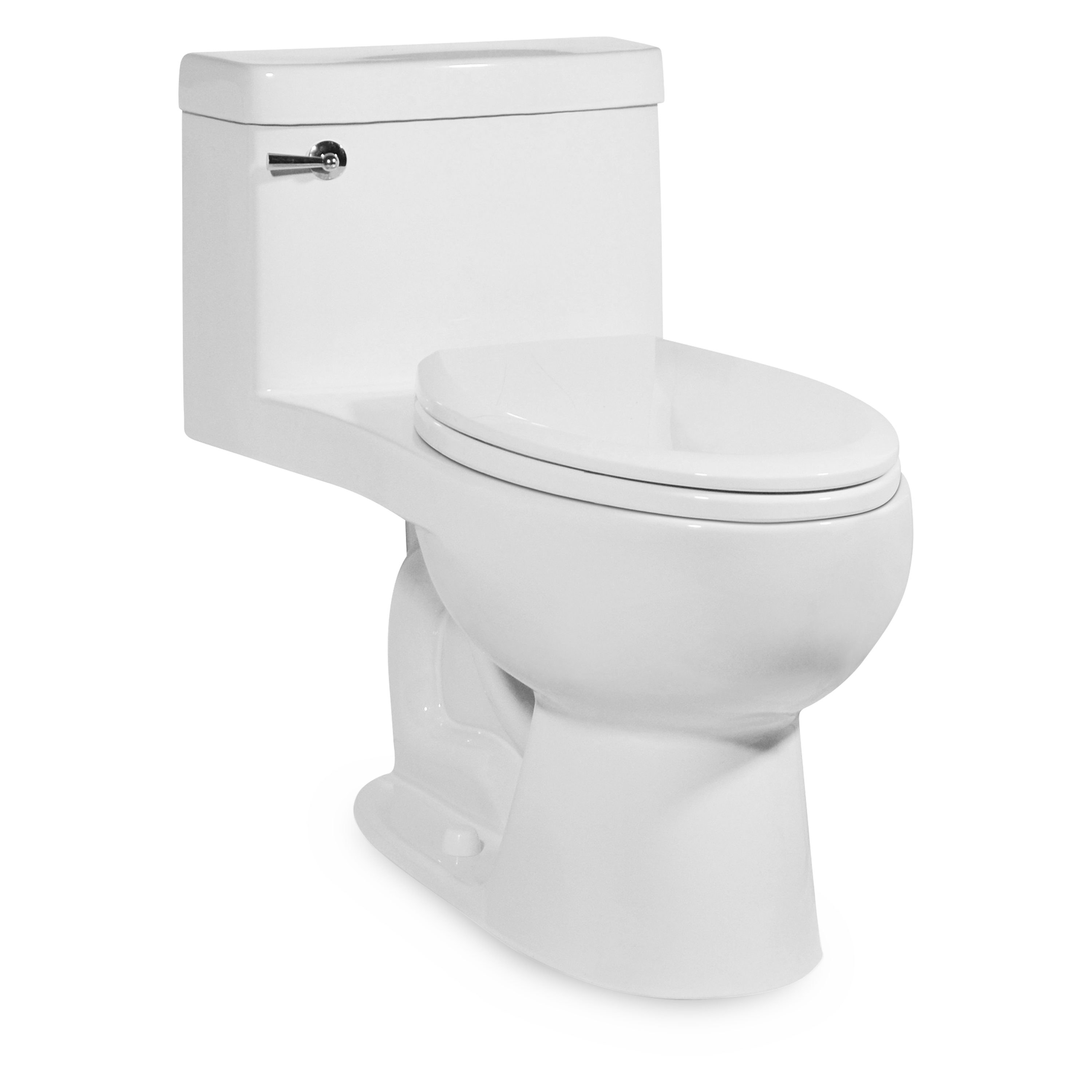 Ryan White Toilet - Modern & Durable Bathroom Toilet for Home, RV & Commercial Use - Perfect for Small Spaces & Water Conservation