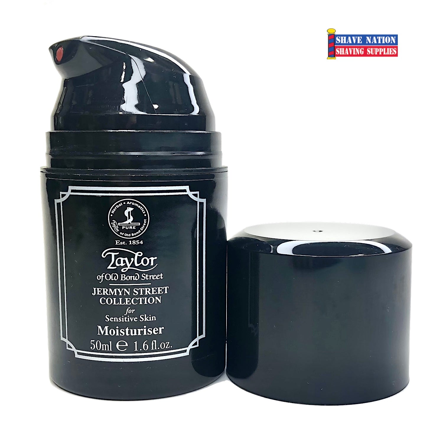 Taylor of Old Bond Street Jermyn Street Luxury Moisturizing Cream for Men - Hydrating Face & Beard Care - Perfect for Daily Skincare & Grooming Routine