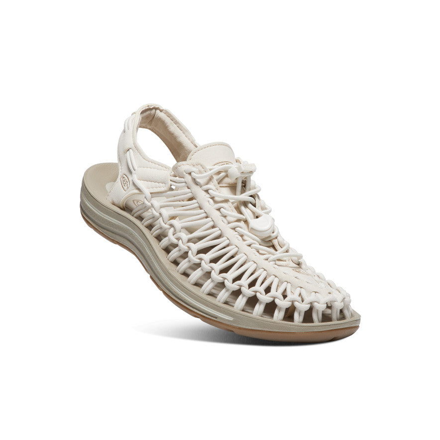 UNEEK Women's Sneakers - Breathable Comfort Walking Shoes for Women | White Cap/Cornstalk | Perfect for Casual Wear, Travel & Outdoor Activities