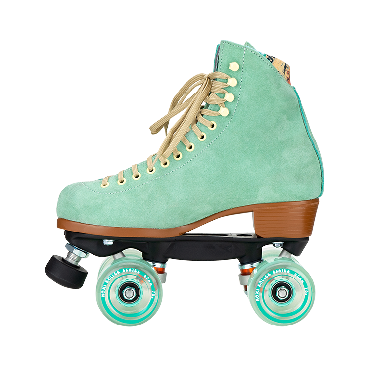 Moxi Lolly Roller Skates - Premium Floss Pink Quad Skates for Women & Girls - Perfect for Outdoor, Rink & Roller Derby Skating