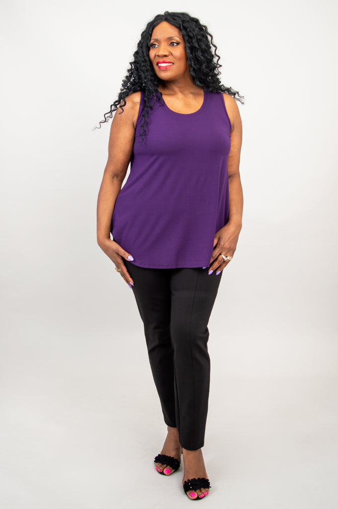 Royal Bamboo Jazz Tank Top - Women's Soft & Breathable Sleeveless Shirt for Yoga, Summer & Casual Wear