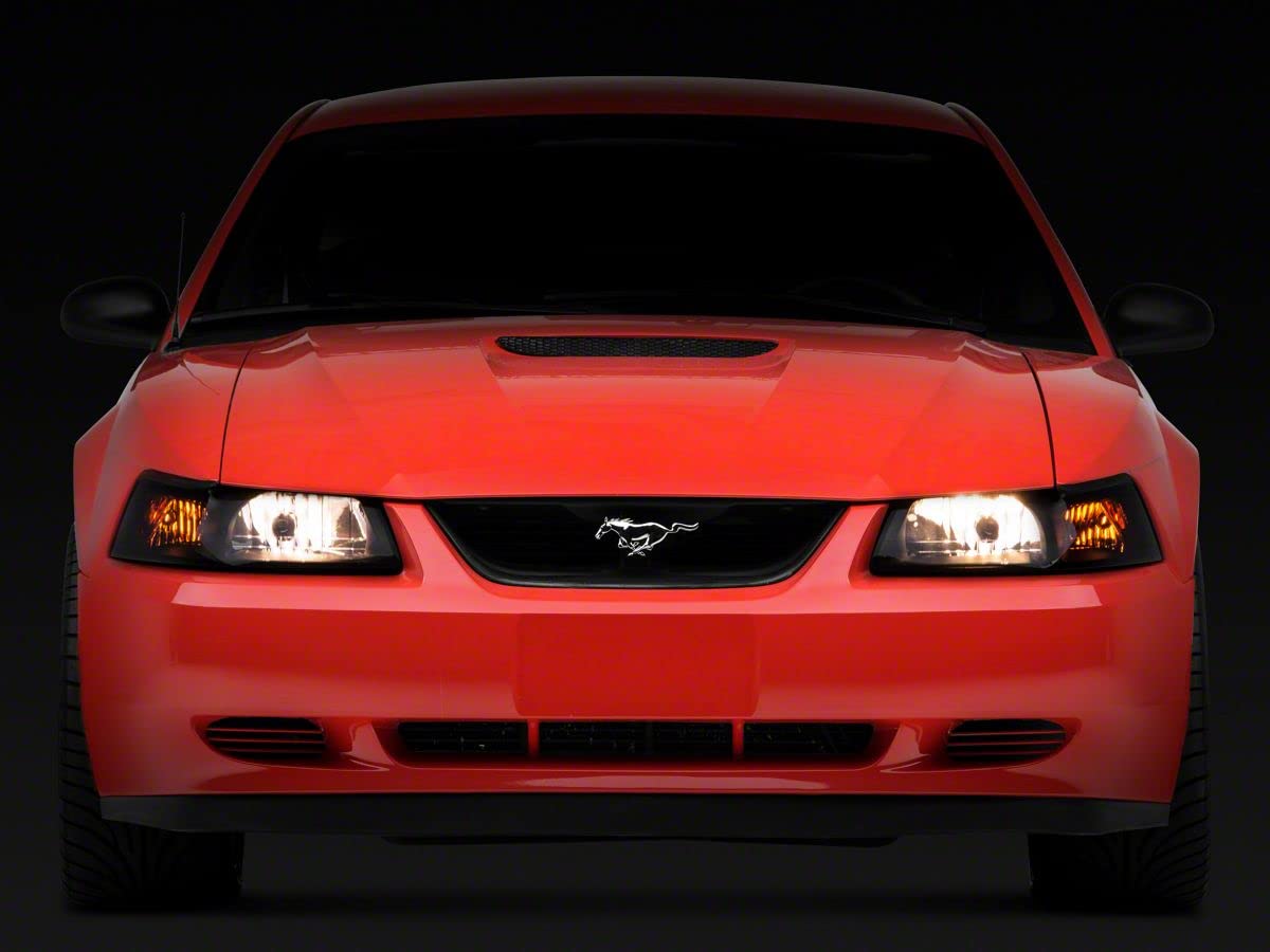 Dark Smoked Headlights for 1999-2004 Ford Mustang | Aggressive Style Upgrade | Perfect for Night Driving & Car Shows