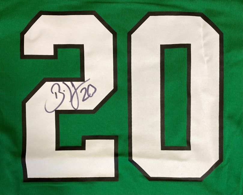 Brian Dawkins Autographed Philadelphia Eagles Kelly Green Nike Game Jersey - Authentic Signed Football Memorabilia for Collectors & Fans - Perfect for Display, Gifts, and Eagles Game Day