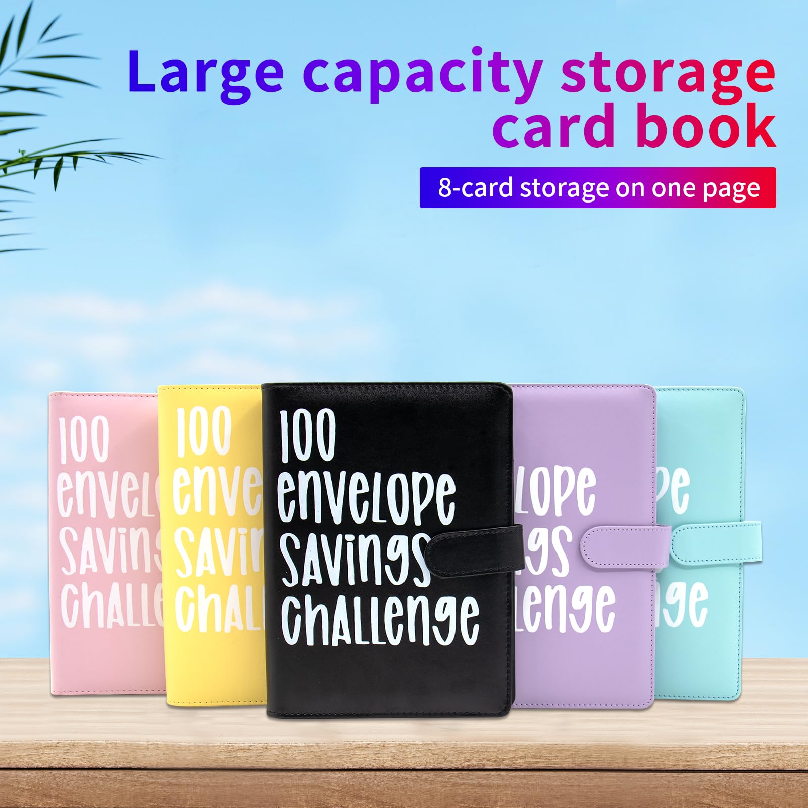 100 Envelopes Challenge Binder - 100 Day Money Saving Challenge Kit with Budget Flipchart & Cash Envelope Wallet | Pink Savings Tracker for Financial Goals | Perfect for Budgeting, Cash Stuffing & Personal Finance Organization