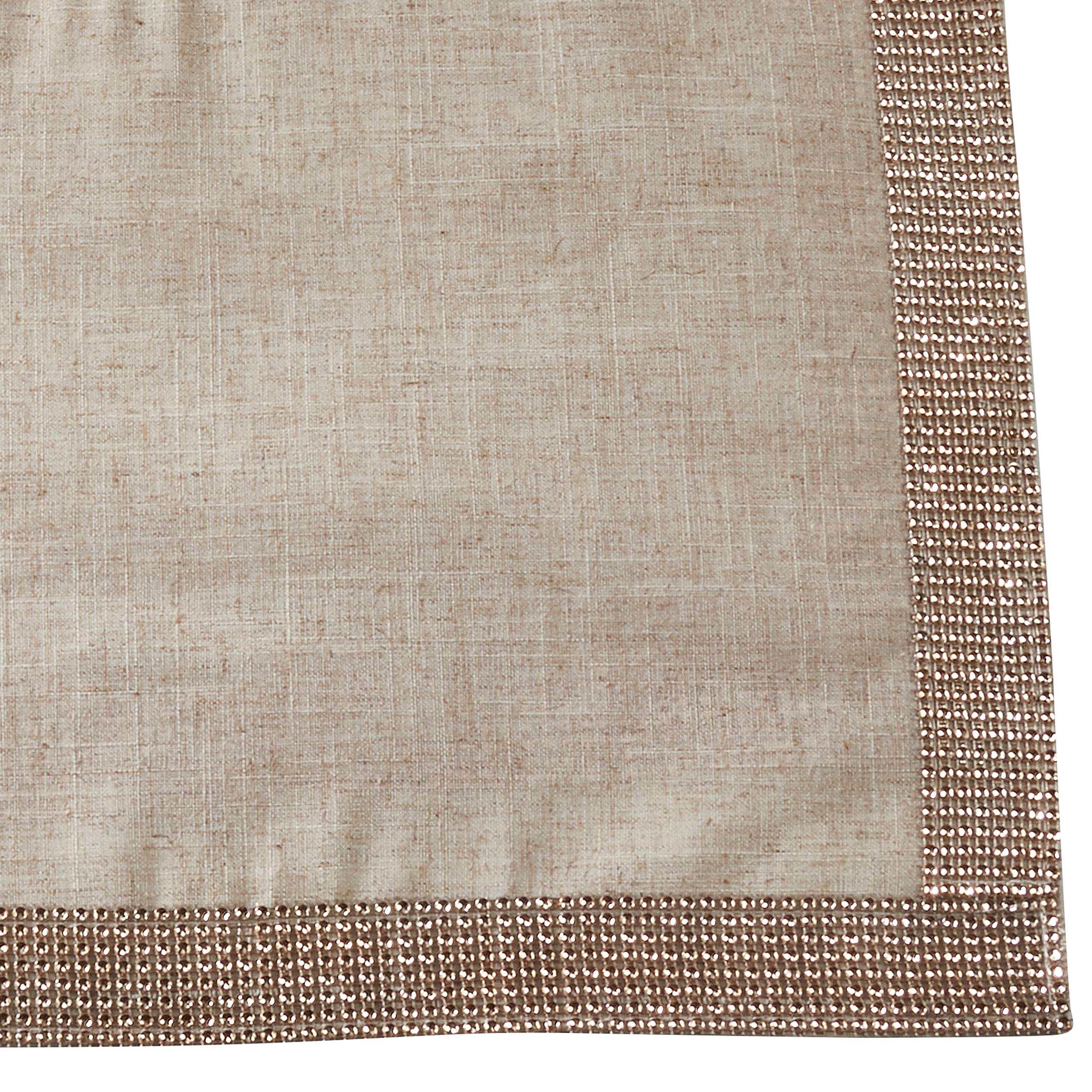 Stylish Studded Design Placemats Set of 4 - Waterproof & Heat Resistant for Dining Table, Kitchen, Party Decor