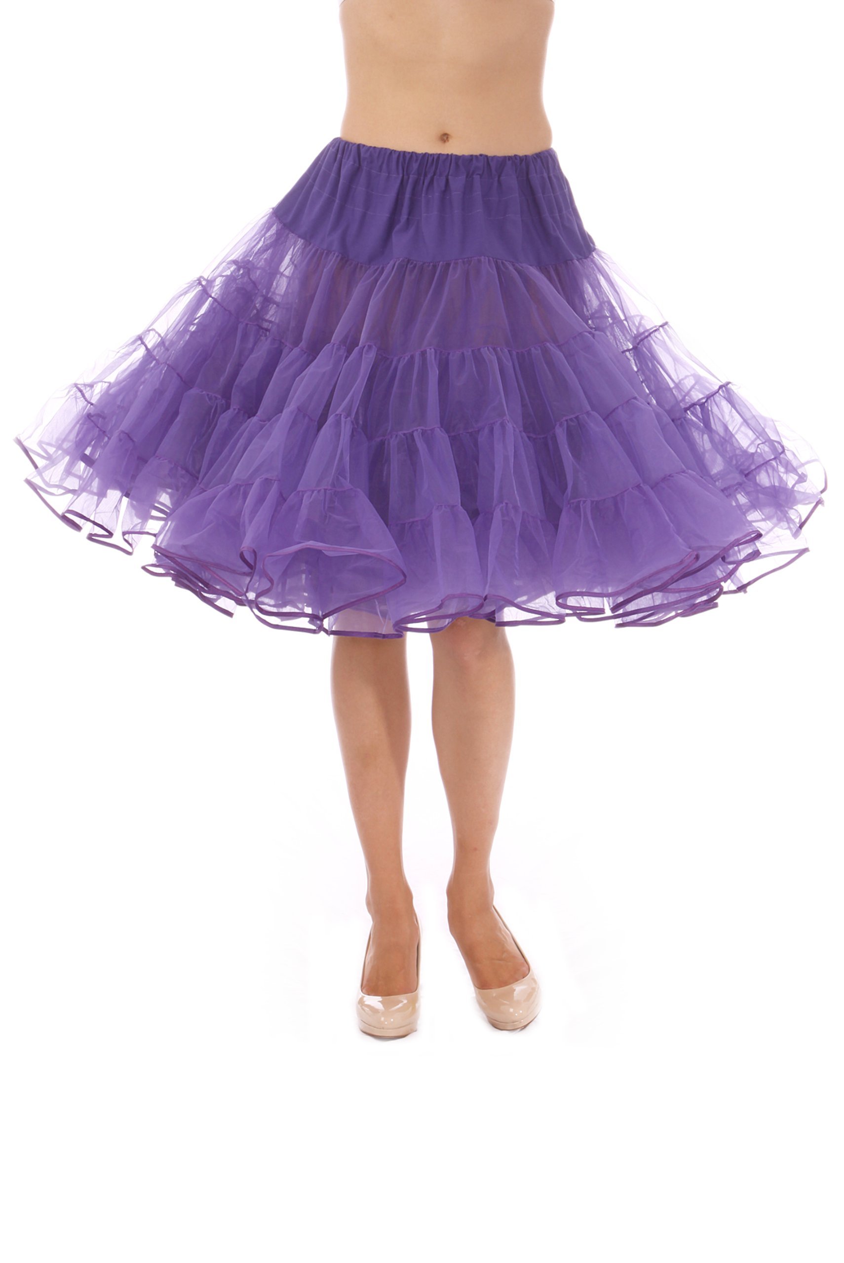 Vintage Style Luxury Petticoat for Women - Malco Modes Adult Party Skirt for Halloween Costume, Burlesque Show, Pinup Outfits & Retro Fashion