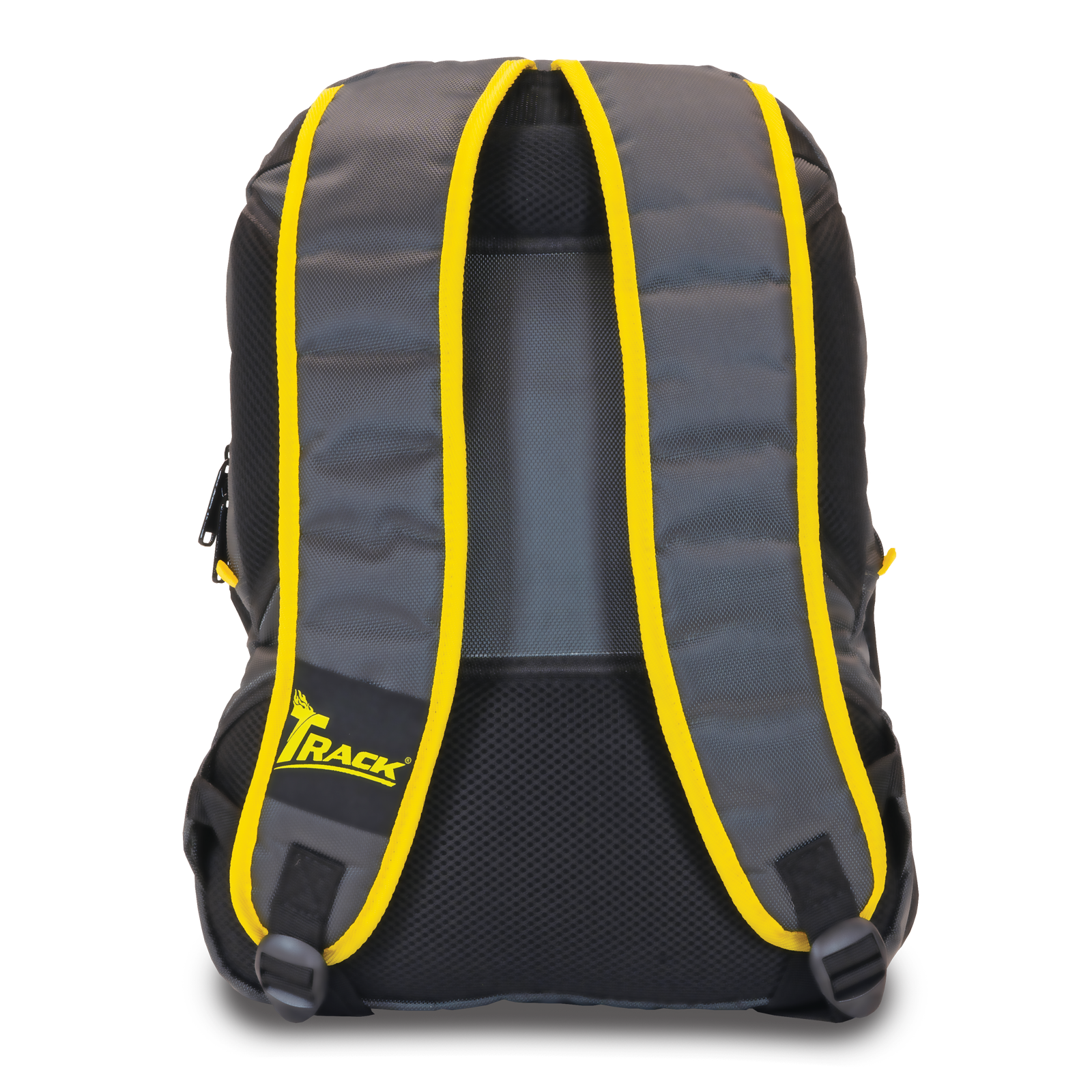 Track Select Backpack - Lightweight Durable Laptop Backpack for Men & Women, Water-Resistant Gray/Yellow Design - Perfect for Work, School, Travel & Outdoor Adventures