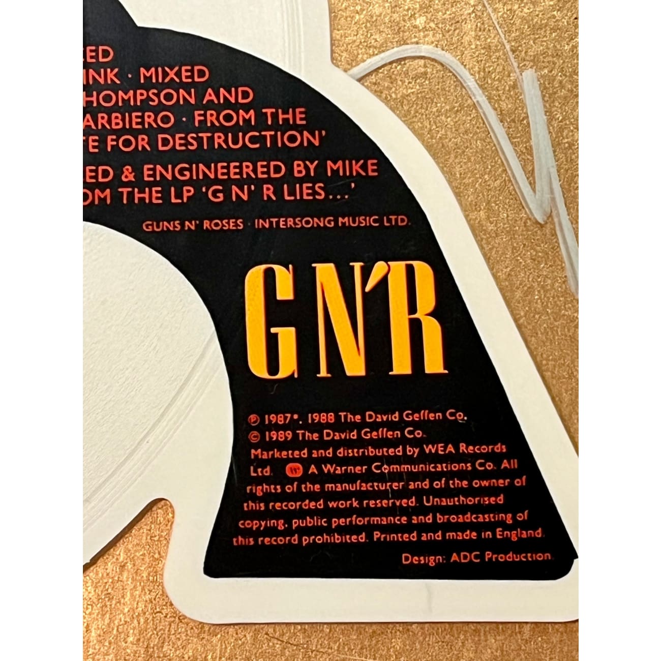 Guns N' Roses Autographed Picture Disc - Signed by Slash, Duff McKagan & Steven Adler - Includes BAS LOA - Limited Edition Collectible Vinyl Record - Perfect for Music Memorabilia Displays & Rock Fan Collections