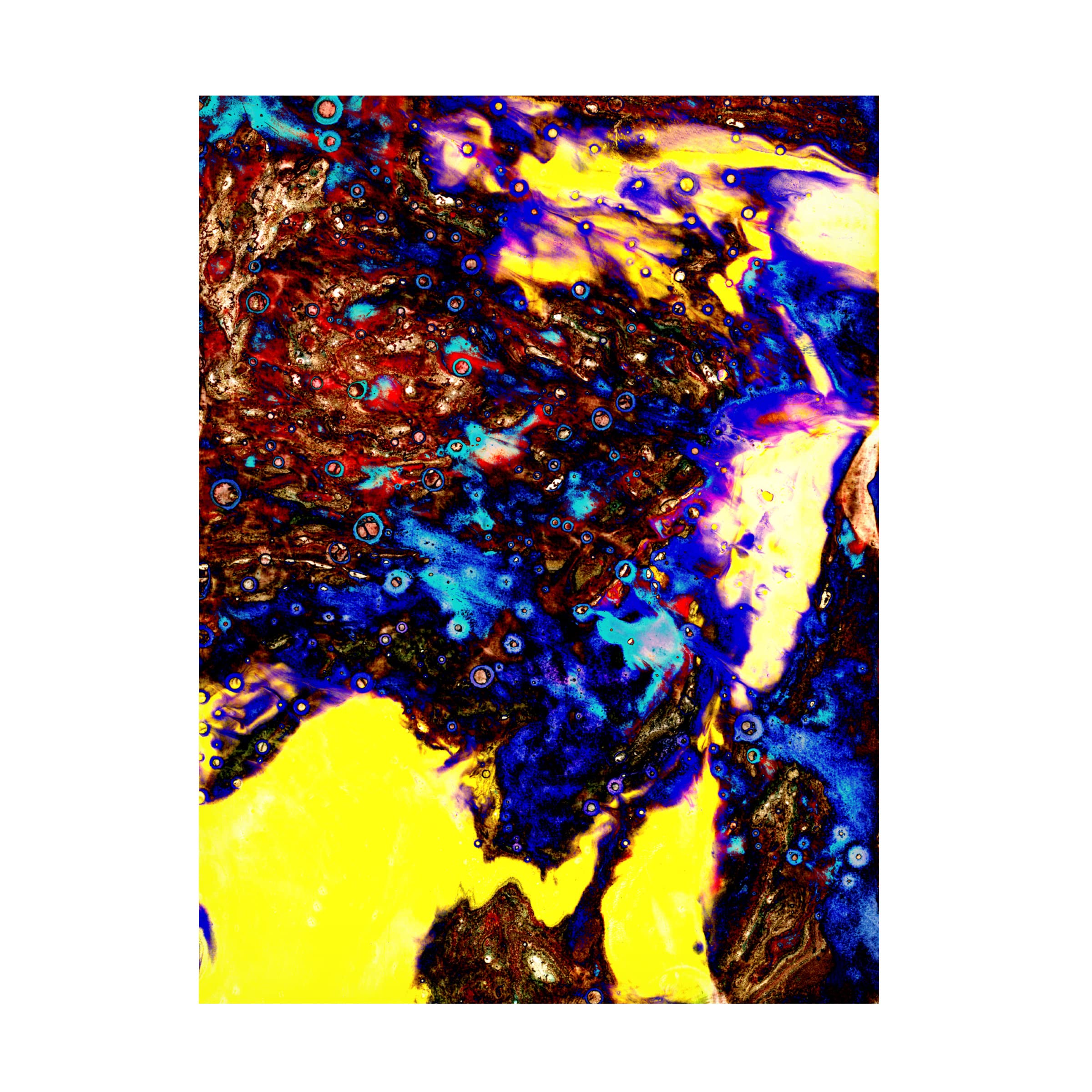 Lana Korolievskaia 'Night Lights' Canvas Wall Art Print - 35x47 Inches Modern Home Decor for Living Room, Bedroom & Office