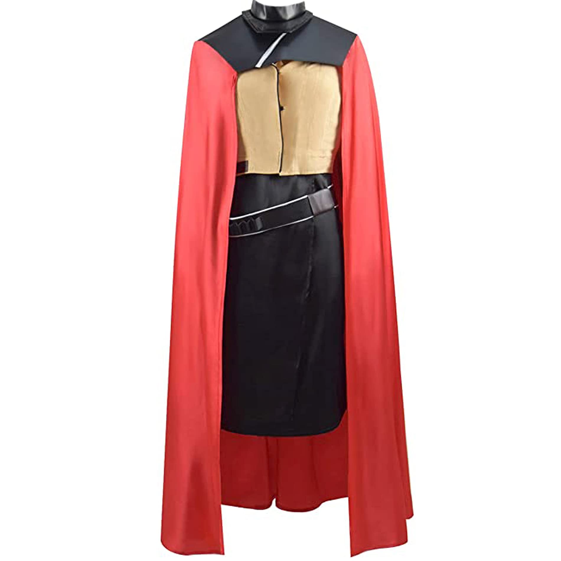 Anime Qira Cosplay Costume for Women - Red Cape Uniform Outfit | Perfect for Halloween, Cosplay Events, and Themed Parties