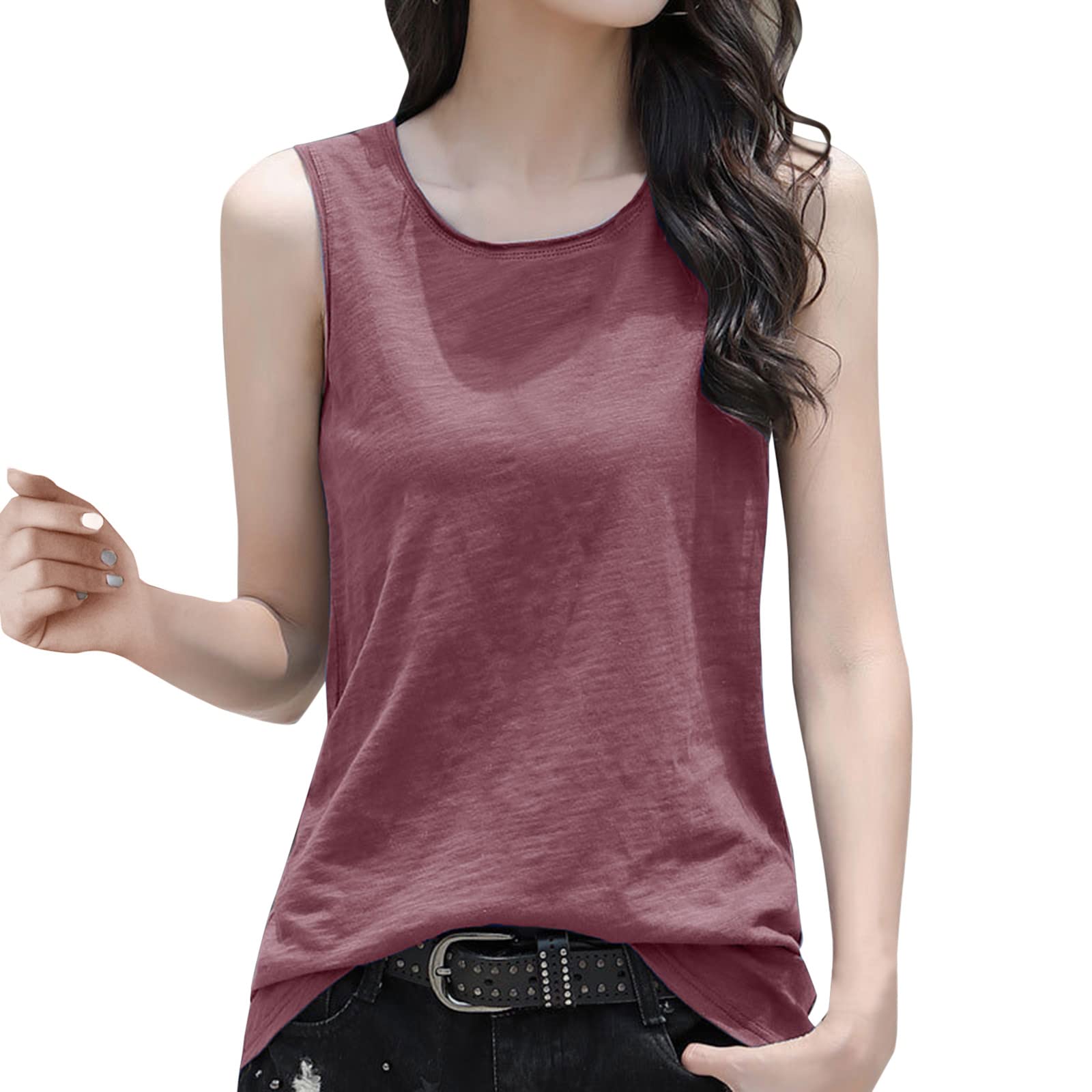 Women's Summer Tops - Elegant Casual Loose Fit Long Tunic Tops for Leggings | Perfect for Office, Weekend Outings & Vacation Wear