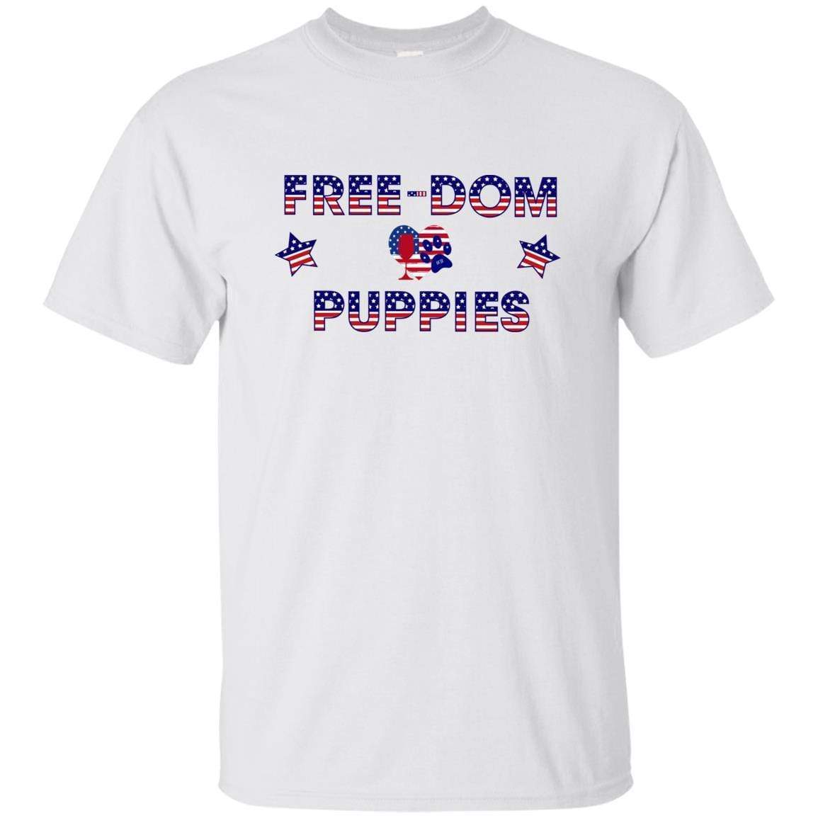 WineyBitches.Co Free Dom Puppies Ultra Soft Cotton T-Shirt - Comfortable Casual Wear for Dog Lovers, Pet Owners & Fun Outfits