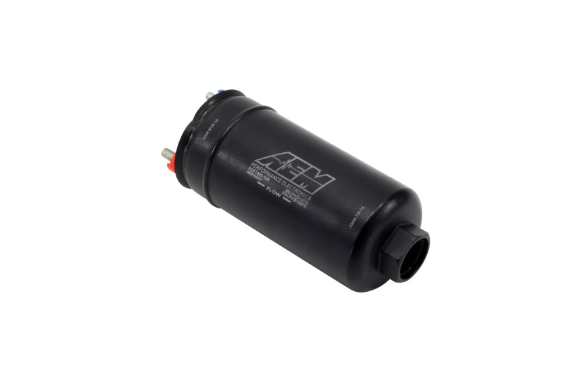 AEM 380LPH High Performance Fuel Pump - 6AN Female Outlet & 10AN Female Inlet for Turbocharged & Supercharged Engines - Ideal for Racing, Off-Road & High-Power Builds