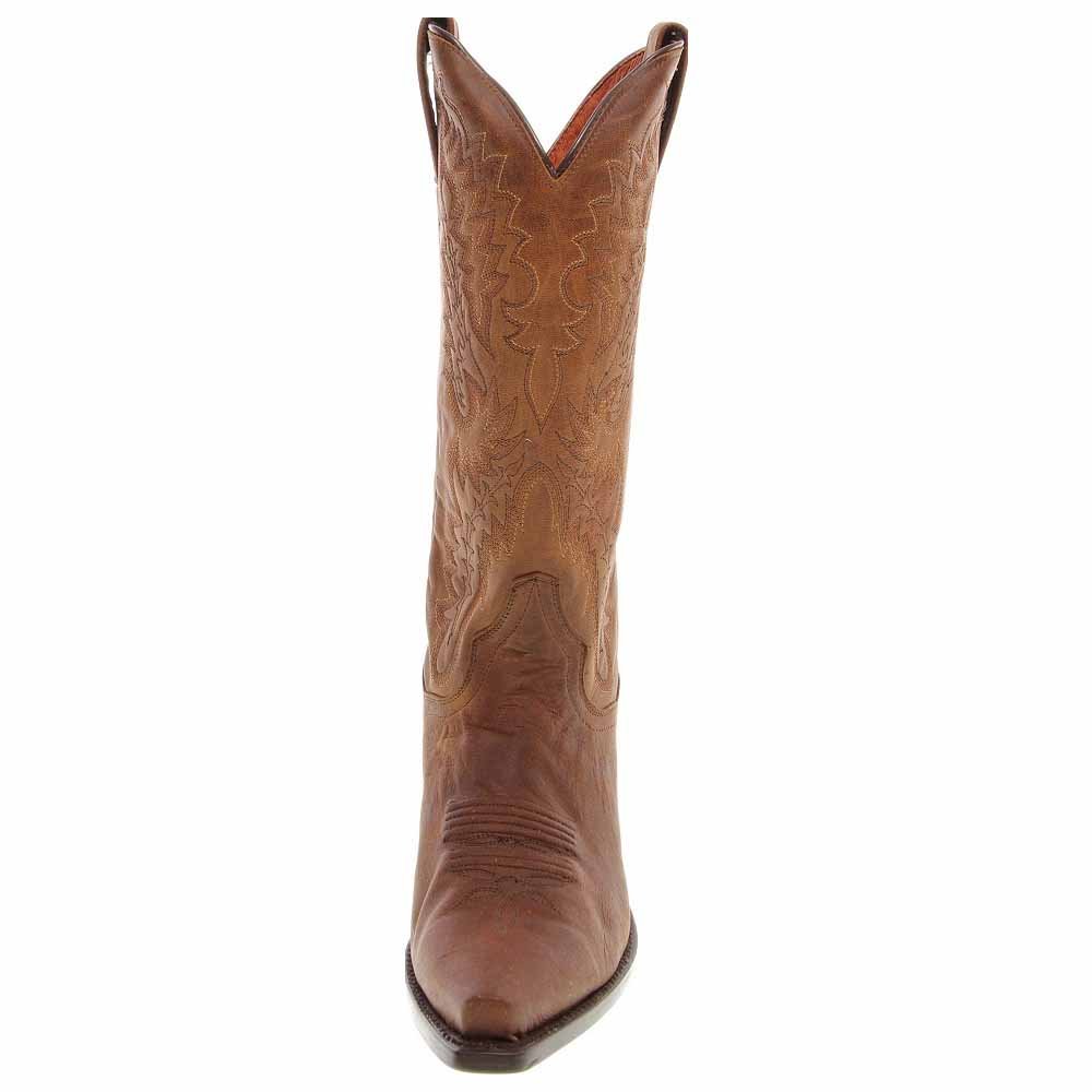 Dan Post Men's Milwaukee Embroidered Narrow Round Toe Casual Boots - Mid Calf Western Cowboy Boots for Men, Black Leather Comfortable Work Boots for Daily Wear & Outdoor Activities