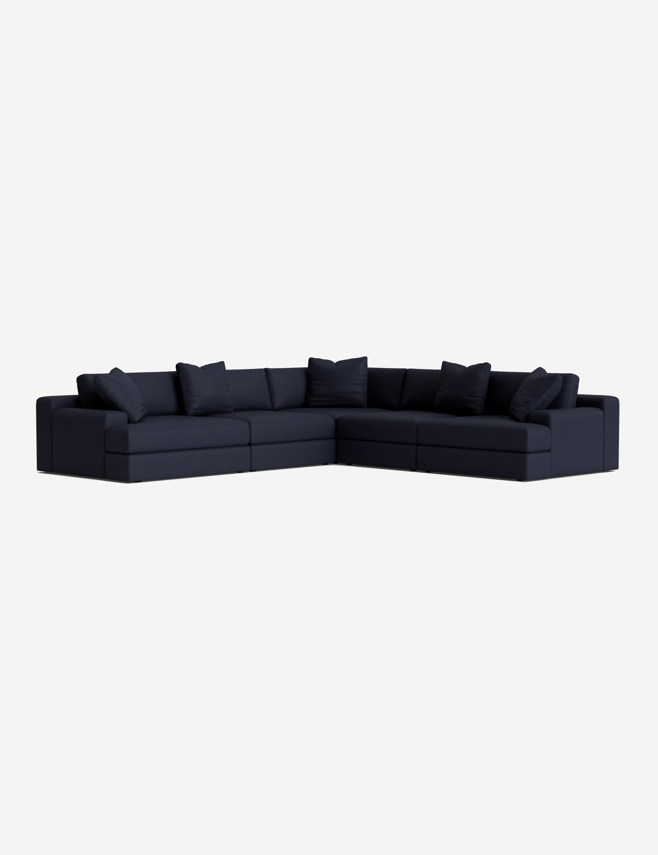 Felton Modern L-Shaped Corner Sectional Sofa with Storage | Comfortable Fabric Couch for Living Room, Family Room & Small Spaces | Perfect for Movie Nights & Relaxing