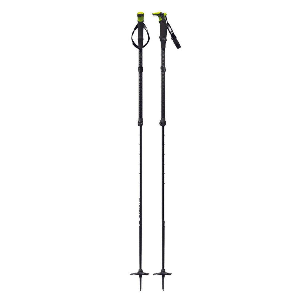 G3 VIA Carbon Trekking Poles - Lightweight & Durable Hiking Sticks for Backpacking, Mountaineering & Trail Running - Adjustable for Men & Women
