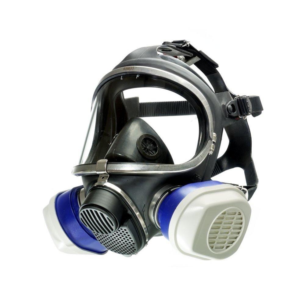 Dräger X-plore 5500 Full Face Respirator Mask - NIOSH Approved for Industrial Safety, Chemical Protection & Paint Spraying | Comfortable Reusable Gas Mask for Construction, Healthcare & Emergency Preparedness