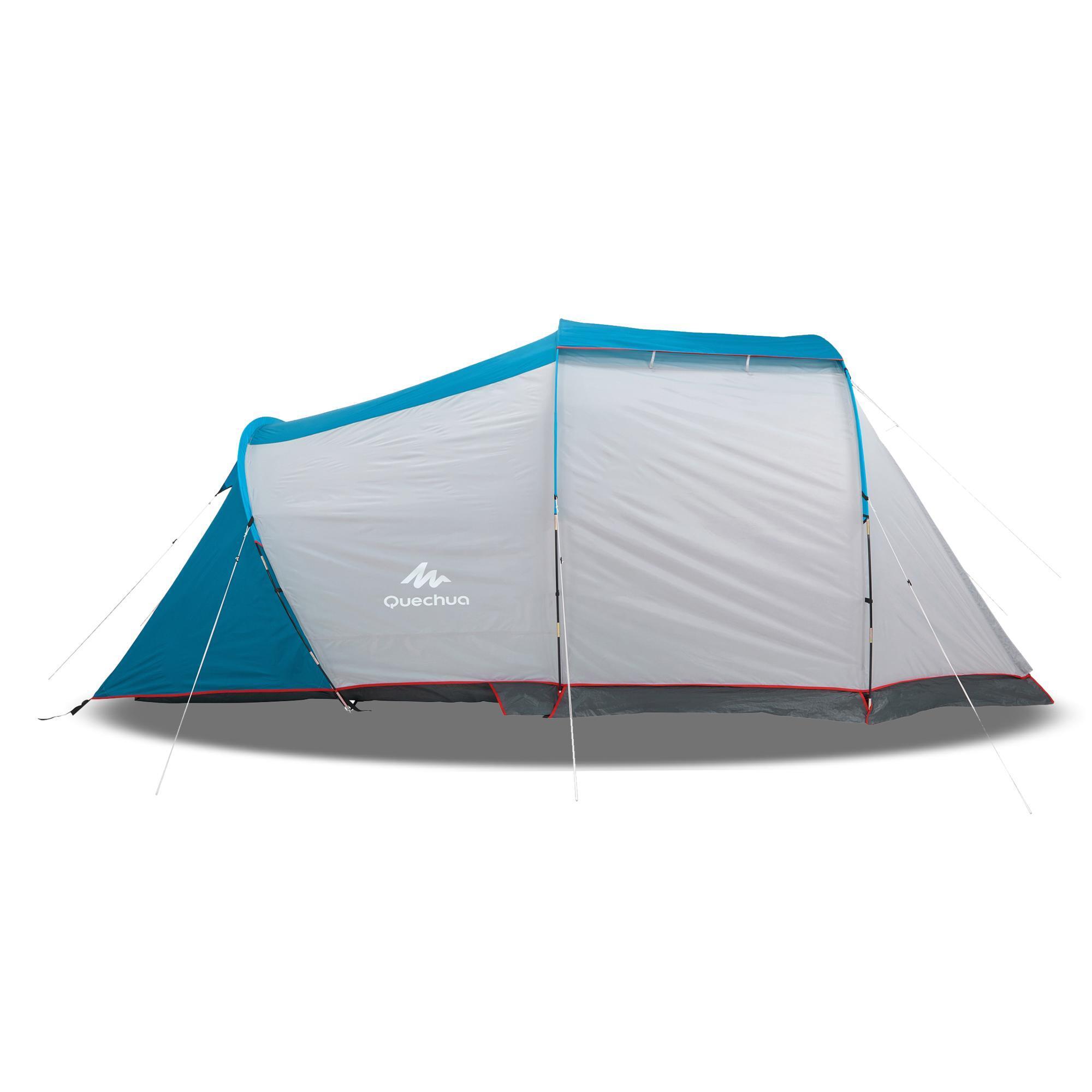 Quechua Arpenaz 4-Person Family Camping Tent - Waterproof & Lightweight for Outdoor Adventures | Perfect for Hiking, Backpacking, and Family Camping Trips