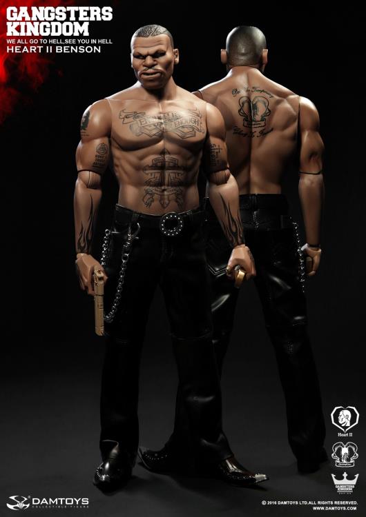 1/6 Scale Damtoys Gangsters Kingdom Heart 2 Benson GK013 Action Figure - Perfect for Collectors & Display in Home/Office
