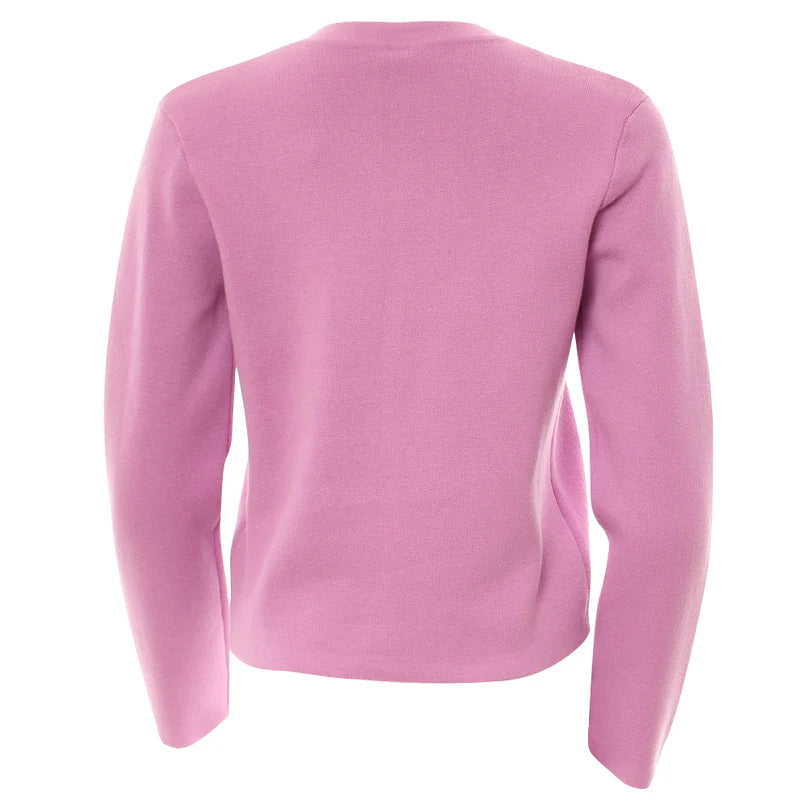 Ella Cardigan for Women - Soft Bubble Gum Pink Knit Sweater | Cozy Fall & Winter Fashion | Perfect for Office, Casual Outings & Date Nights