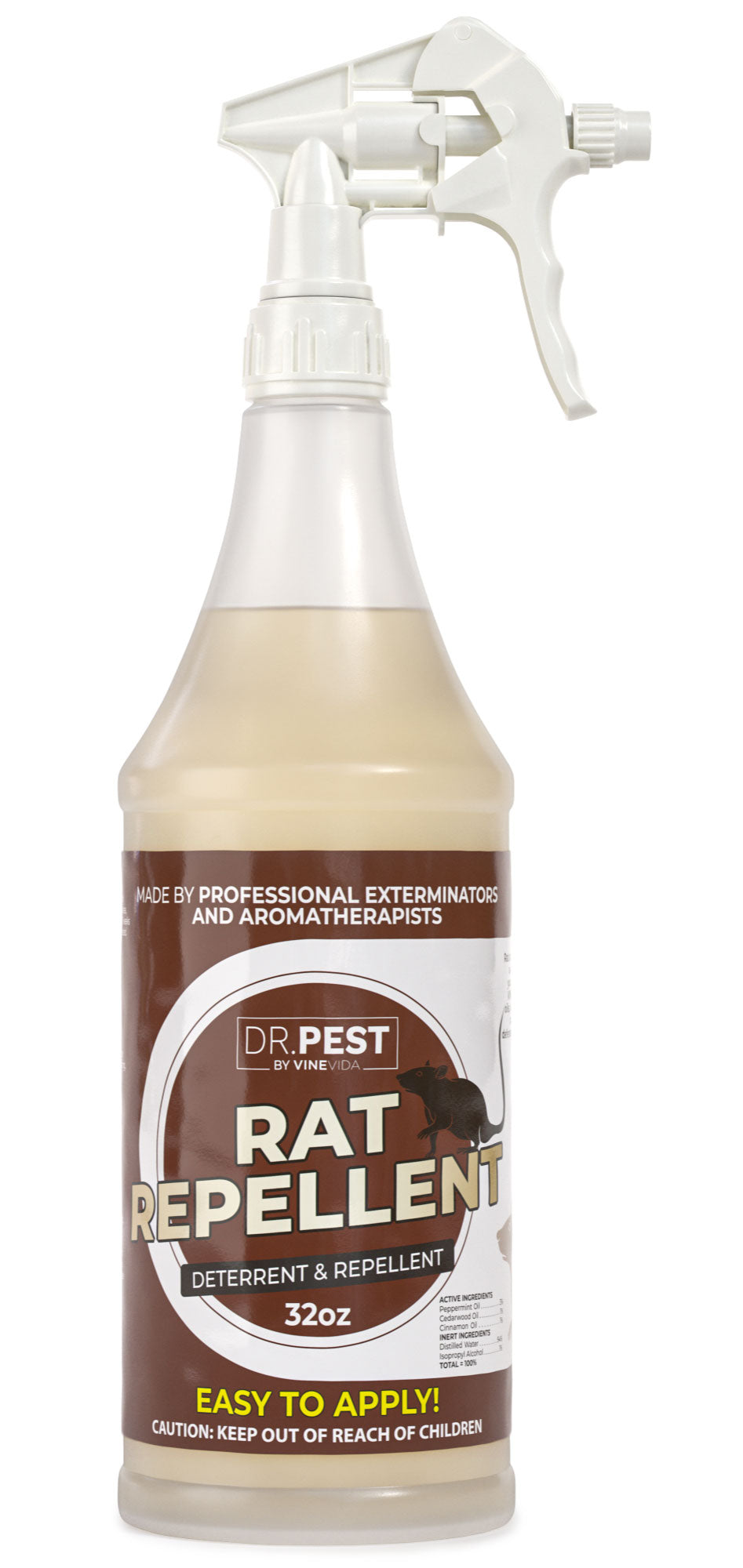 Best Ultrasonic Rat Repellent - Safe & Effective Pest Control for Home, Garage & Garden - Non-Toxic Rodent Deterrent for Indoor & Outdoor Use
