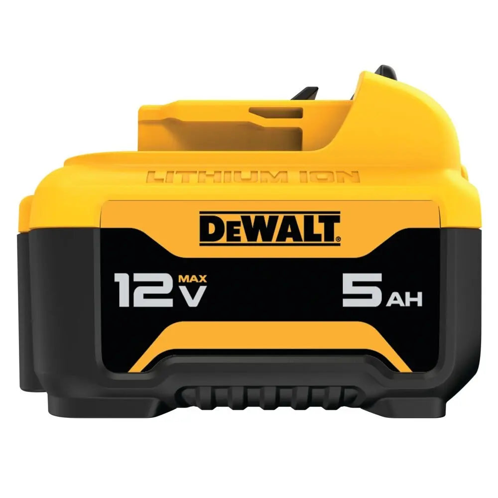DEWALT DCB126 12V MAX* 5.0Ah Lithium-Ion Battery Replacement for Power Tools - Perfect for Drills, Saws & Other 12V MAX Cordless Tools
