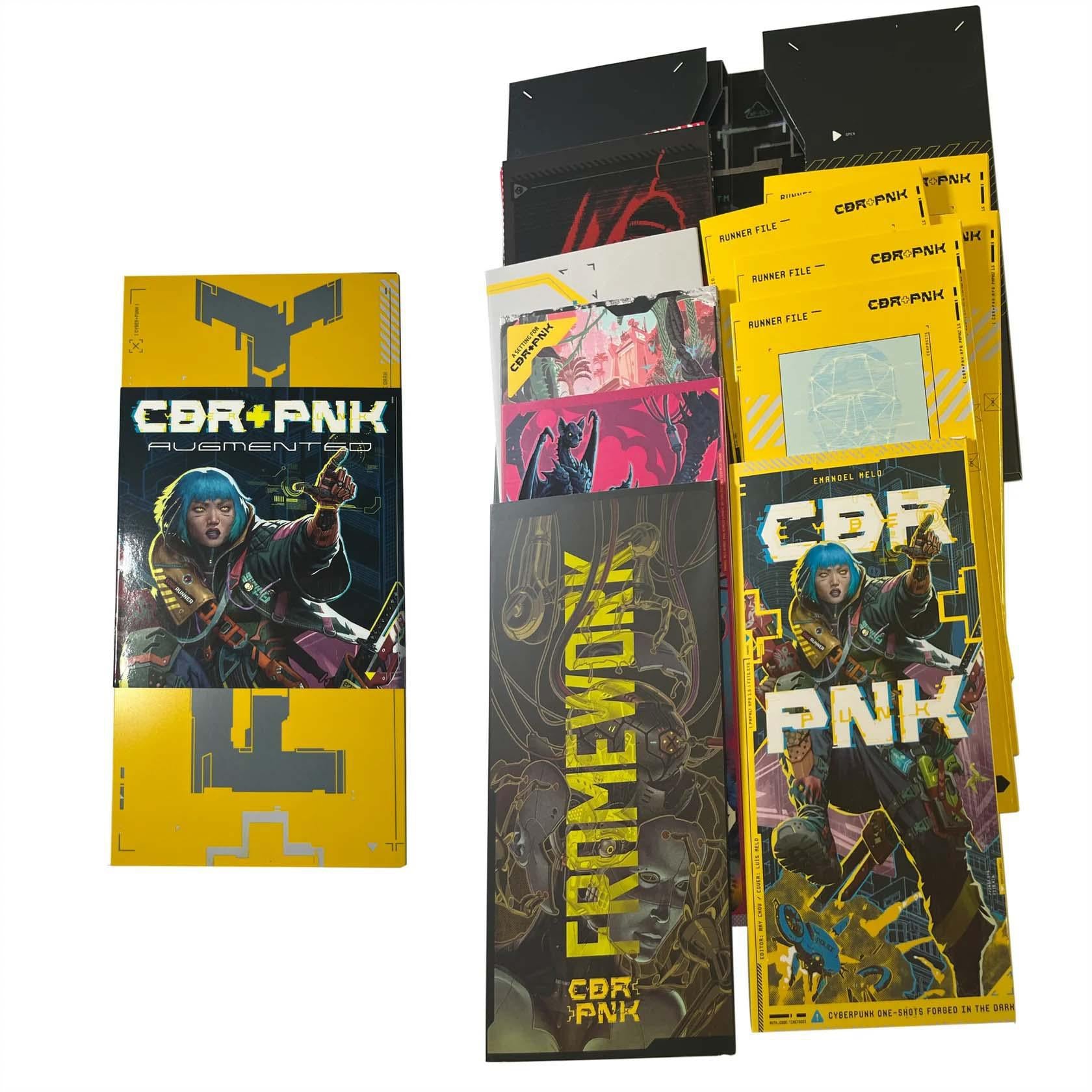 CBR+PNK: Augmented Edition - Cyberpunk Tabletop RPG for Immersive Storytelling | Perfect for Game Nights & Roleplaying Adventures