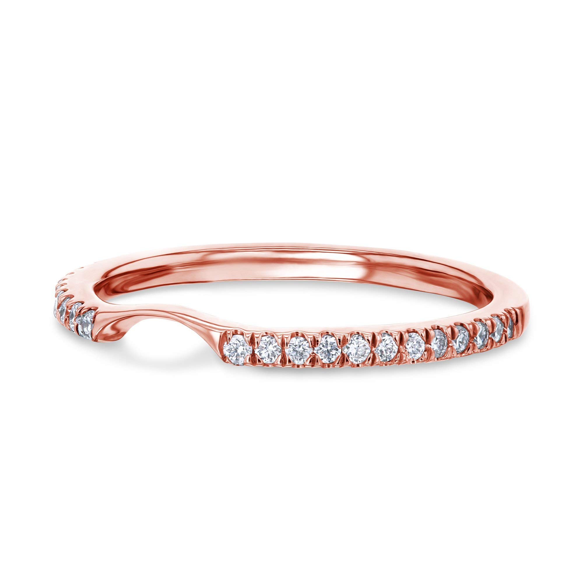 Kobelli 61766 Lab Grown Diamond Wedding Band Ring for Women - Eco-Friendly & Conflict-Free Diamond Jewelry for Engagement, Anniversary & Special Occasions