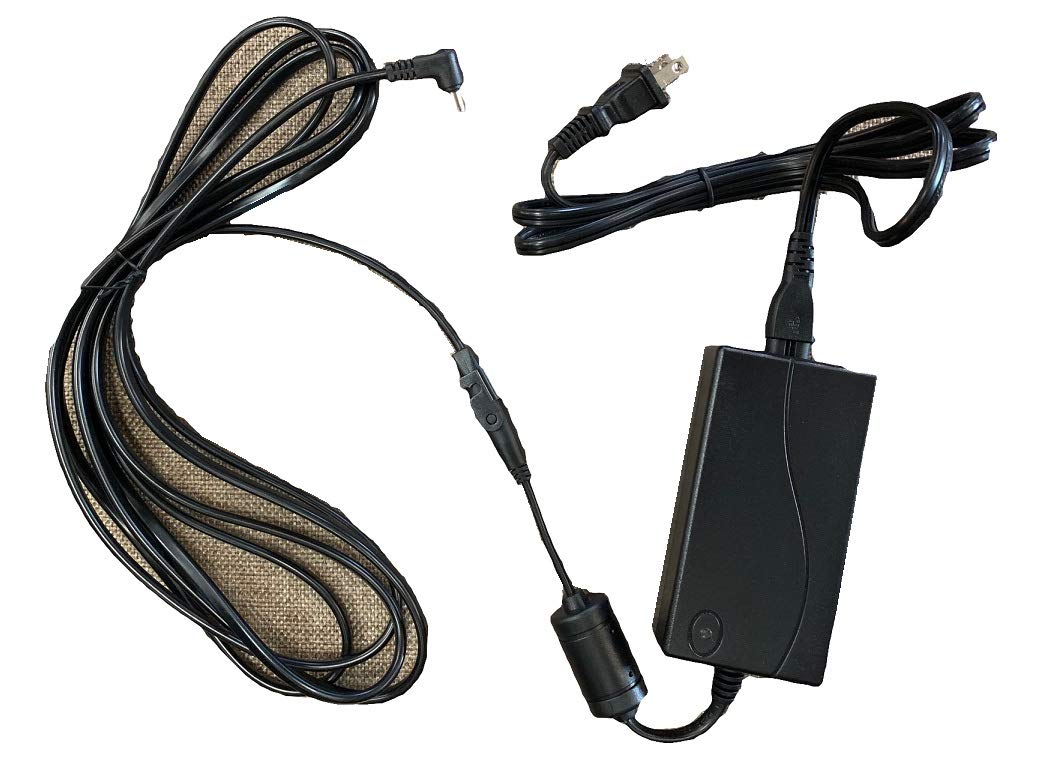 Serta Motion Essentials 1st Gen & Perfect 1.0 1st Gen Adjustable Bed Replacement Power Cord Kit - AC Adapter Charger Cable (Remote Not Included) for Home Bedroom, Guest Room, and Hospital Use