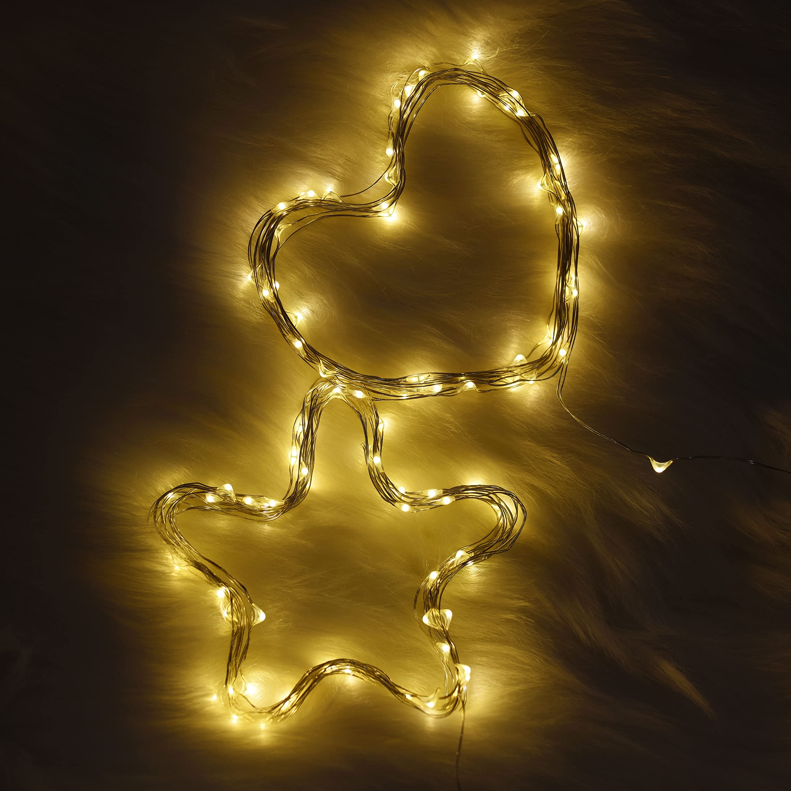 Karlling 50 LED USB Fairy Lights - 16 Ft Waterproof Silver Wire String Lights for Bedroom, Patio, Garden, Wedding & Commercial Decor (Warm White) | Perfect for Holiday, Party, Christmas Tree & Home Ambiance Lighting