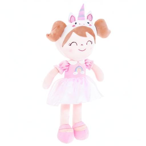 Gloveleya 14 Inch Pink Plush Unicorn Toy - Soft Stuffed Animal Gift for Baby Girls & Kids | Perfect for Easter, Birthday Presents & Nursery Decor
