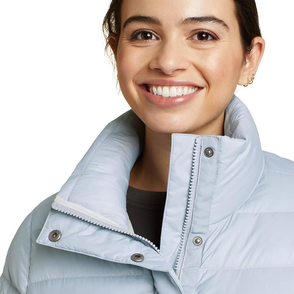 Eddie Bauer Women's StratusTherm Down Jacket - Lightweight Warm Winter Coat, Water-Resistant, Packable for Travel & Outdoor Activities | Perfect for Hiking, Skiing & Cold Weather Adventures
