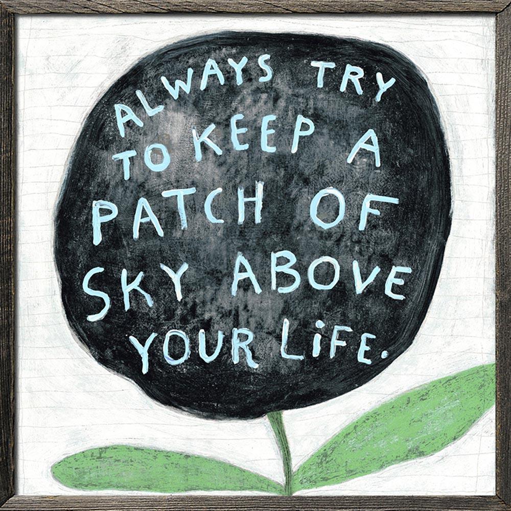 Always Try To Keep Art Print - Inspirational Wall Decor for Home, Office & Gifts - Perfect for Living Room, Bedroom & Workspace Motivation