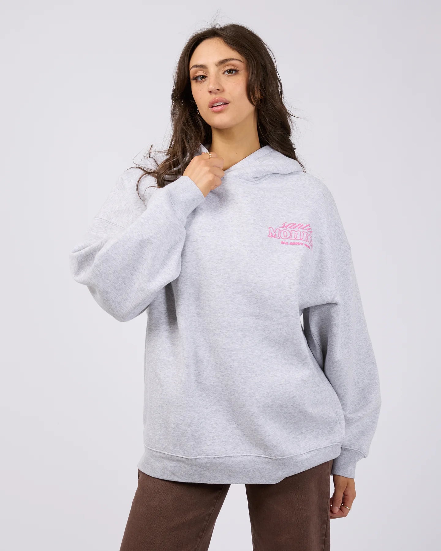 Better Days Snow Marle Santa Monica Print Hoodie - Cozy Pullover Sweatshirt for Men & Women | Perfect for Casual Wear, Street Style & Winter Fashion