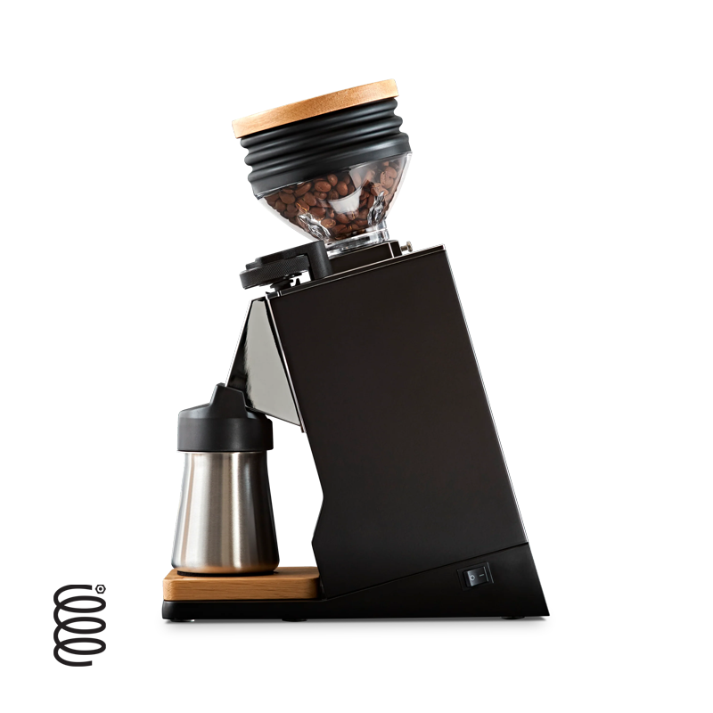 Eureka Oro Mignon Single Dose Pro Espresso Grinder - Black | Professional Coffee Grinder for Home Baristas | Perfect for Espresso, Latte & Cappuccino Brewing