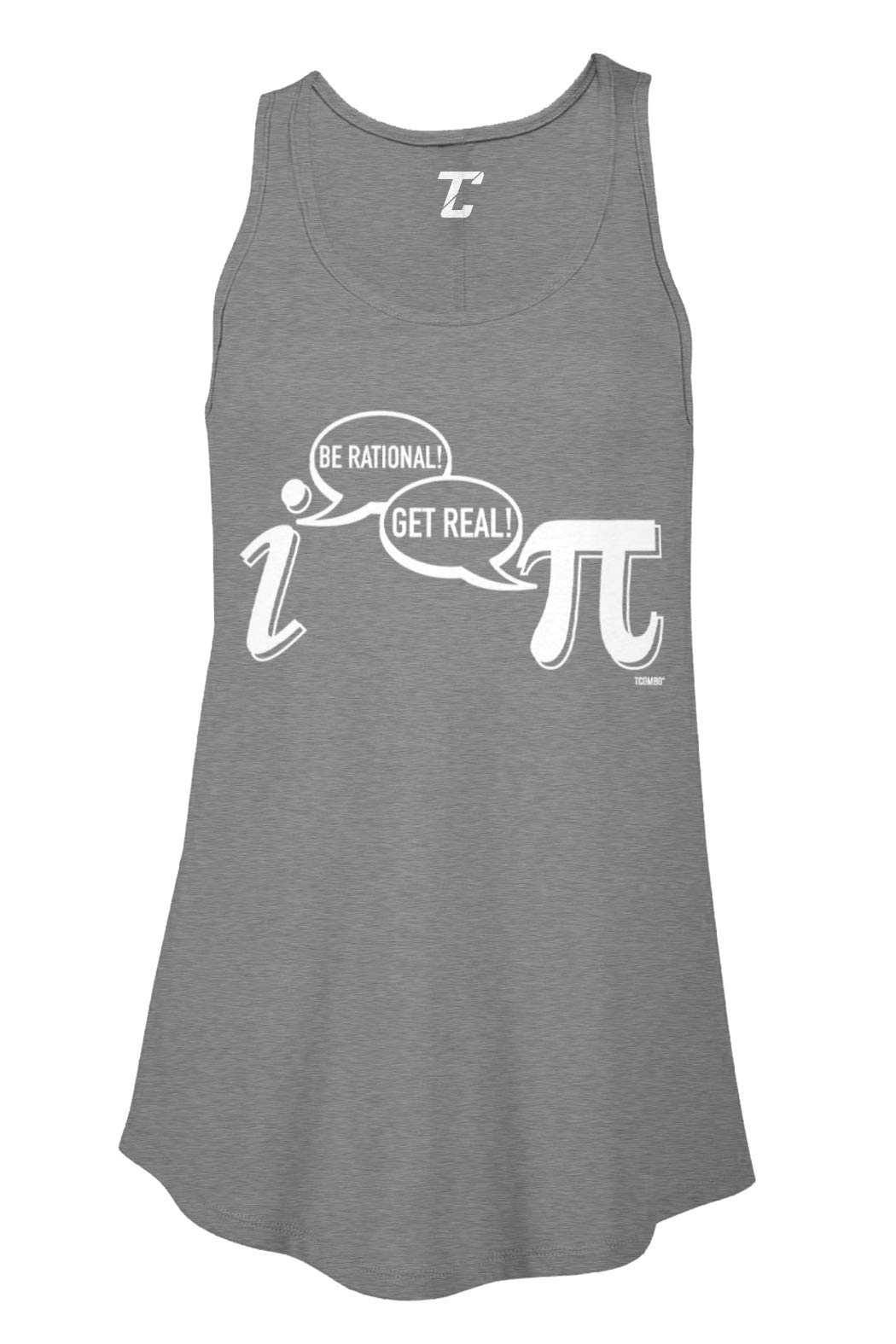 Geek Nerd Pi Women's Flowy Tank Top - Funny Math Science Graphic Tee for Women | Perfect for STEM Events, Comic Con & Casual Wear