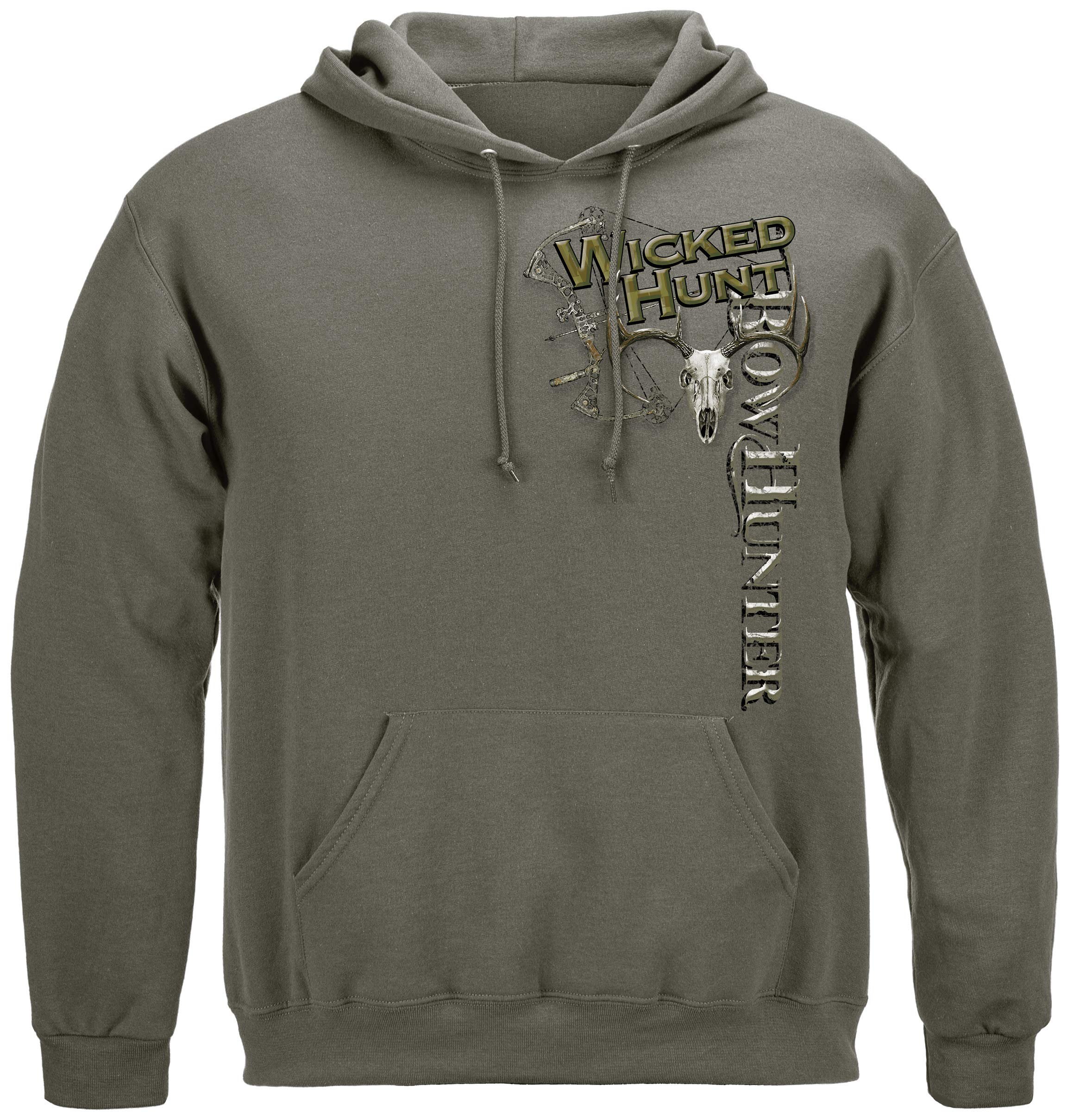 Erazor Bits Hoodies for Hunting - 100% Cotton Camo Sweatshirts & American Outdoor Jackets for Men - Perfect for Wicked Hunts, Camping & Wilderness Adventures