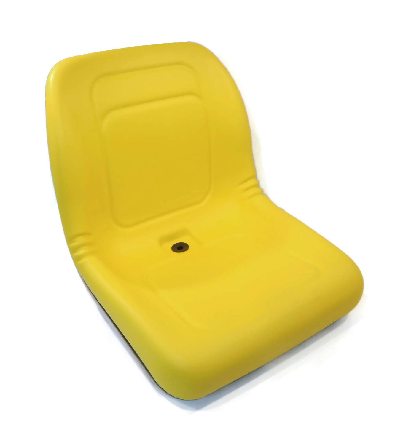 John Deere L118, L120, L130, L135, L145 Lawn Mower High Back Yellow Seat - Comfortable Replacement Tractor Seat for Outdoor Mowing & Yard Work