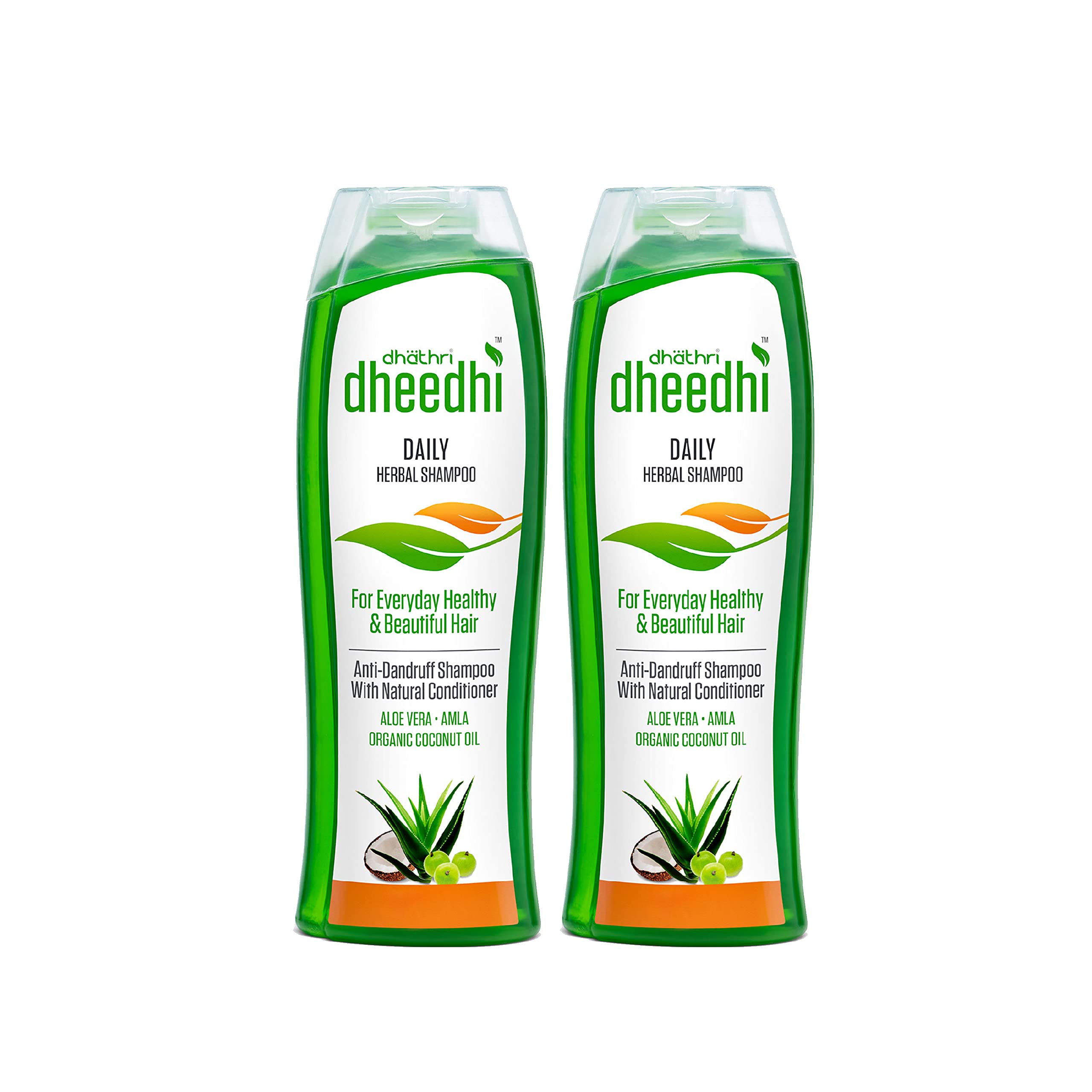 Dhathri Dheedhi Daily Herbal Shampoo - Natural Hair Care for Shine & Strength | Mild Cleansing Formula for Daily Use | 100ml (Pack of 2) | Perfect for Dry, Damaged Hair & Scalp Nourishment