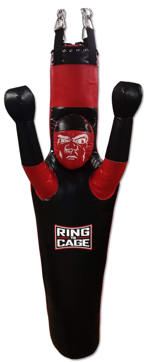 Best Boxing MMA Muay Thai Punching Bag & Training Dummy - Heavy Duty Martial Arts Equipment for Home Gym, Self Defense Practice & Combat Sports Training