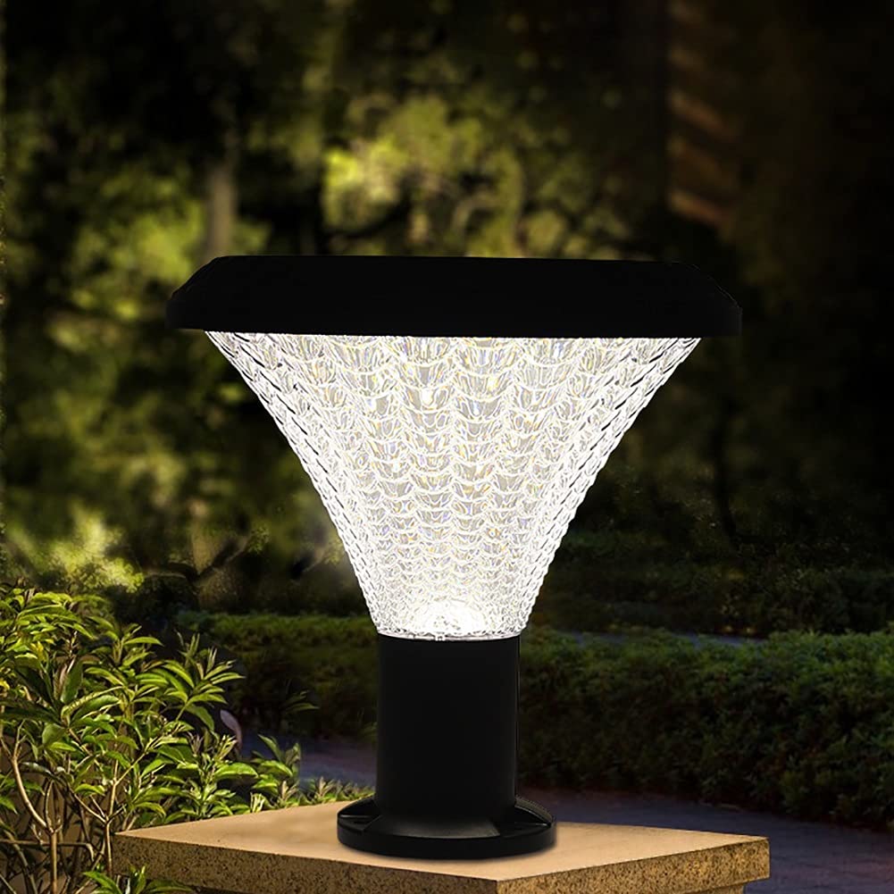 Solar Powered Outdoor Post Lights - Waterproof LED Deck & Garden Pillar Lighting for Fence, Wood Columns & Pathways | Perfect for Patio, Yard & Landscape Decoration at Night